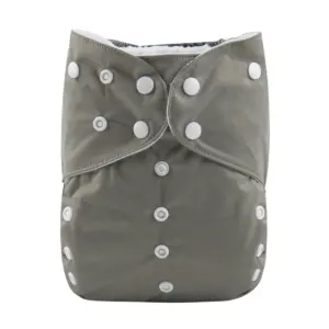 Pañal de Tela Big Size - Ajustable hasta los 6 años aprox - GriS