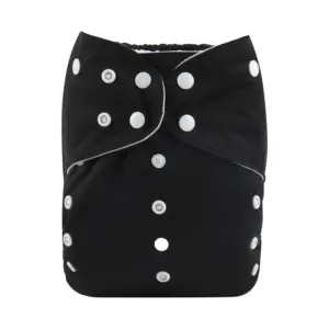 Pañal de Tela Big Size - Ajustable hasta los 6 años aprox - Negro