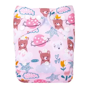 Pañal de Tela Unitalla Alva Baby Edición Especial- Ositas