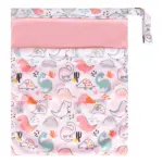 WetBag - Bolsa para almacenar Pañales Sucios - Capacidad 7 a 9 Pañales - Dinos