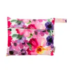 Mini WetBag - Bolsa para almacenar Accesorios Húmedos - Flores Rosa