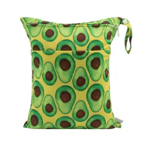 WetBag - Bolsa para almacenar Pañales Sucios - Capacidad 7 a 9 Pañales - Aguacates