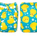Pañal de Tela Recién Nacido Alva Baby - Todo en 1 - Patitos