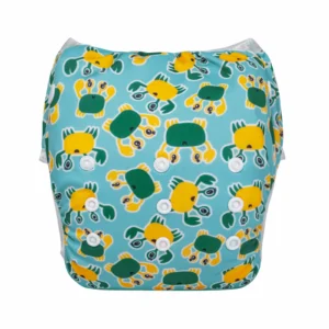 Pañal de Piscina y Playa Reutilizable -  Talla 0 a 18meses - Cangrejitos