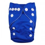 Pañal de Tela Recién Nacido Alva Baby - Azul Oscuro