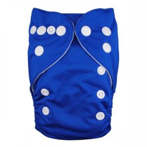 Pañal de Tela Recién Nacido Alva Baby - Azul Oscuro