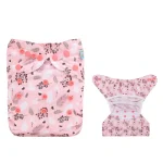 Cover Unitalla Alva Baby Hojas Rosa