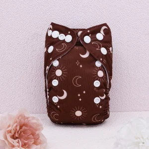 Pañal de Tela Recién Nacido Alva Baby - Todo en 1 - Lunas