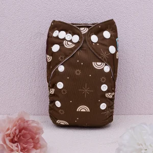 Pañal de Tela Recién Nacido Alva Baby - Todo en 1 - Arcoiris