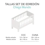 Juego de Edredón de 6 Piezas para Cuna Teddy Bear (Certificado OEKO-TEX®) - Imagen 6