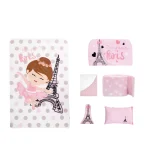 Juego de Edredón de 6 Piezas para Cuna Baby Paris (Certificado OEKO-TEX®) - Imagen 9