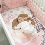 Juego de Edredón de 6 Piezas para Cuna Baby Paris (Certificado OEKO-TEX®) - Imagen 7