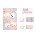 Juego de Edredón de 6 Piezas para Cuna Little Princess (Certificado OEKO-TEX®) - Imagen 7
