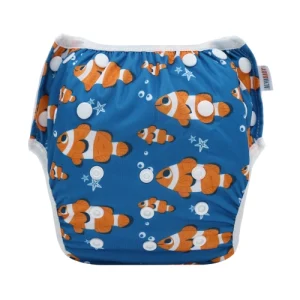 Pañal de Piscina y Playa Reutilizable -  Talla 0 a 18meses - Nemo