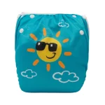 Pañal de Piscina y Playa Reutilizable -  Talla 0 a 18meses - Sol con Lentes